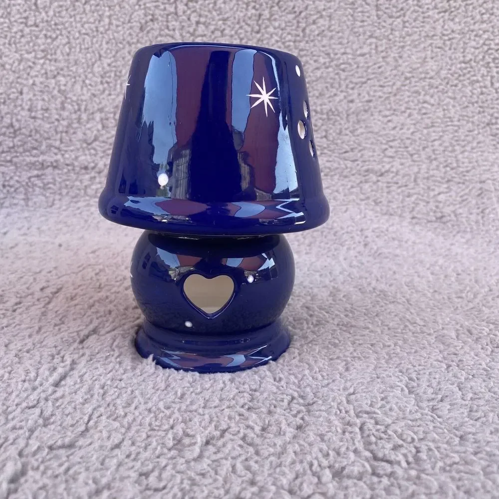 Scott’s Collectibles Snowy Night Votive Lamp Candle Holder Gift #6481